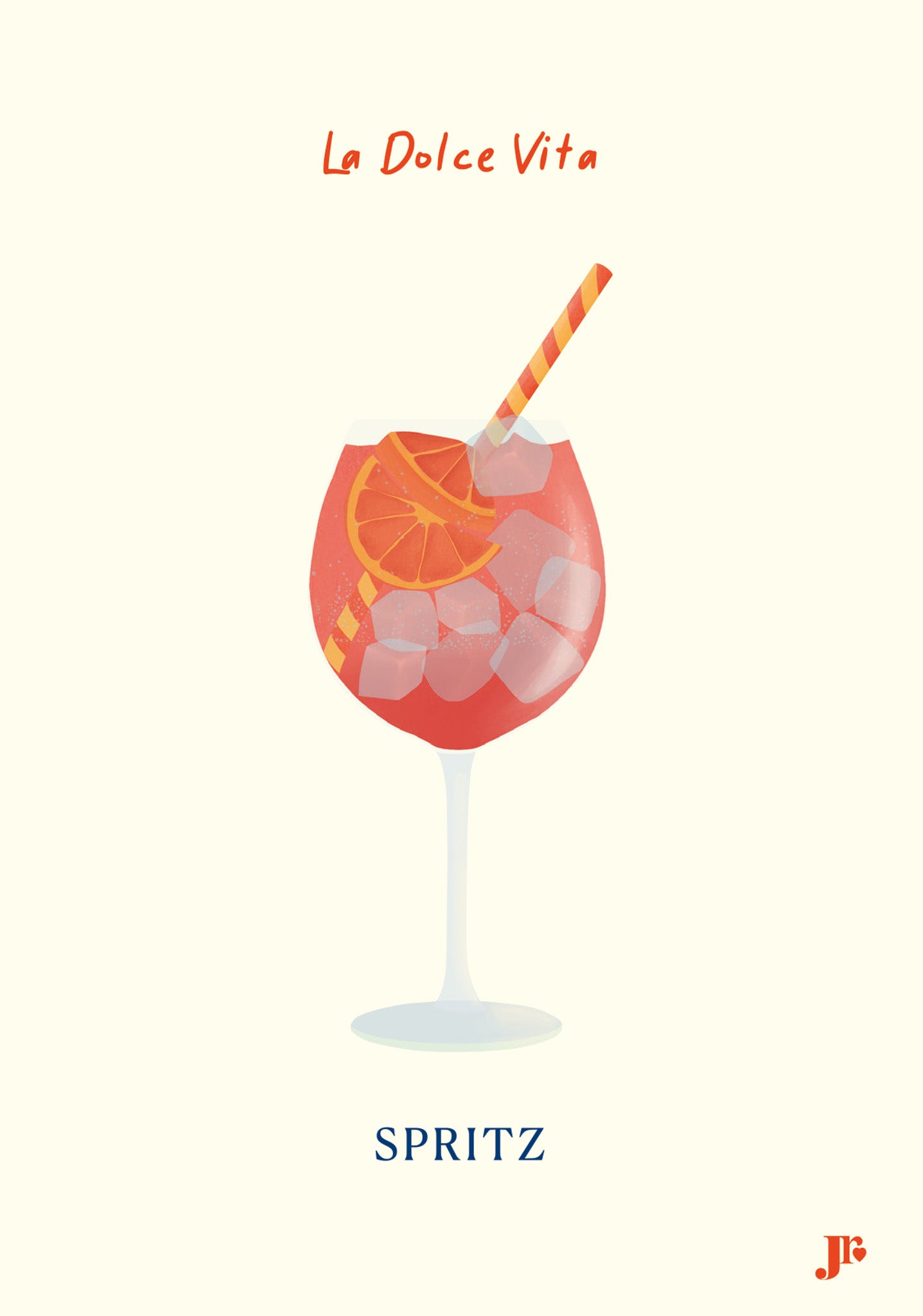 DOLCE VITA Postcard, Spritz
