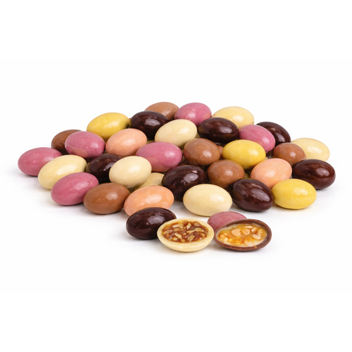 Dupleix Assortment of Nougatine Eggs in Dark, Milk and White Chocolate, 1kg
