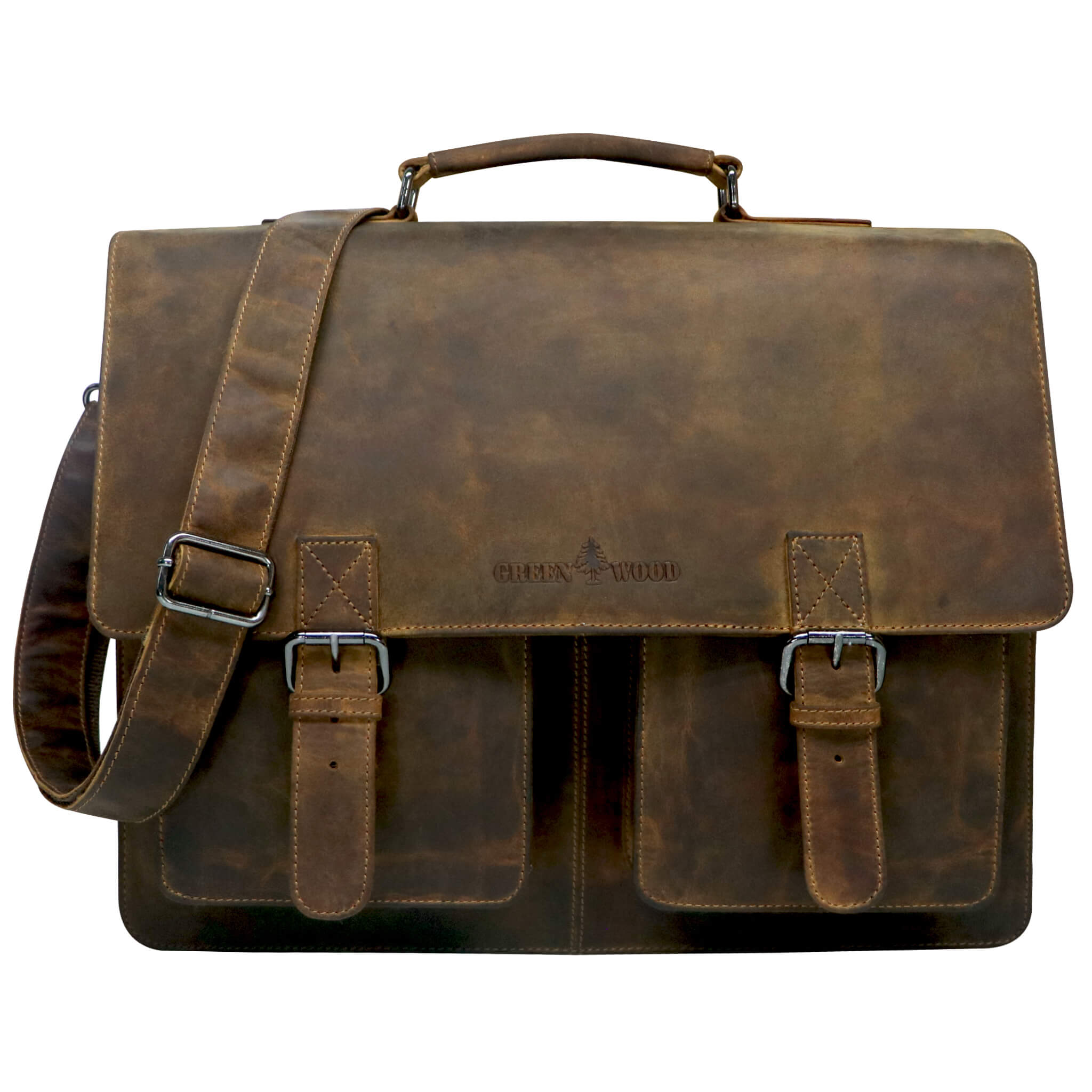 Otto leather bag teacher men's large briefcase women's vintage