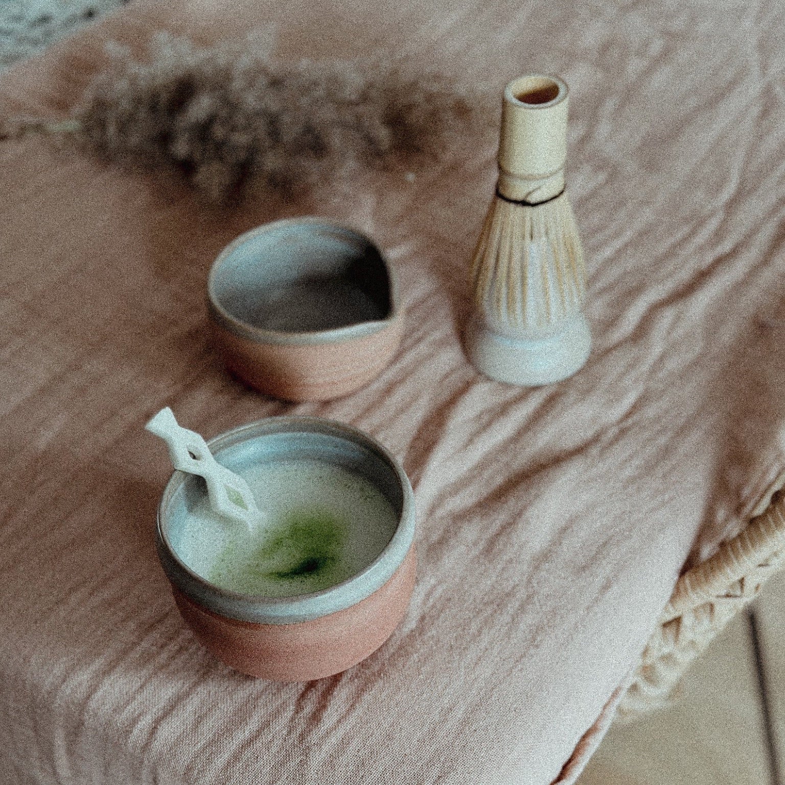Set for Matcha Latte