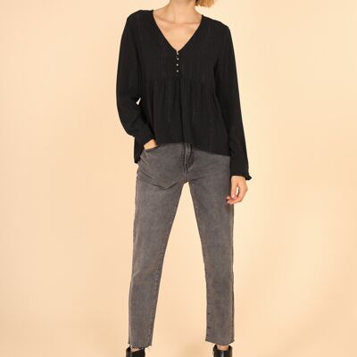 Black CARENE blouse S/M/L