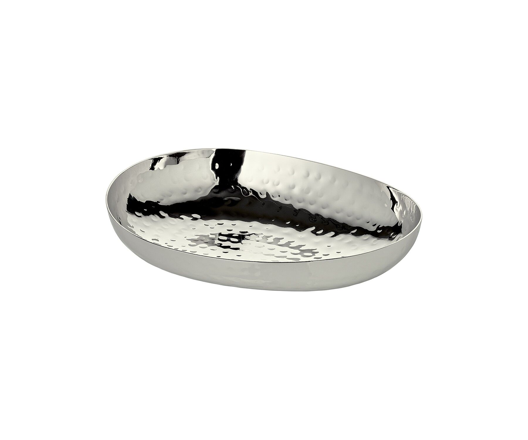 Henrietta bowl (L 15.5 cm), nickel-plated stainless steel