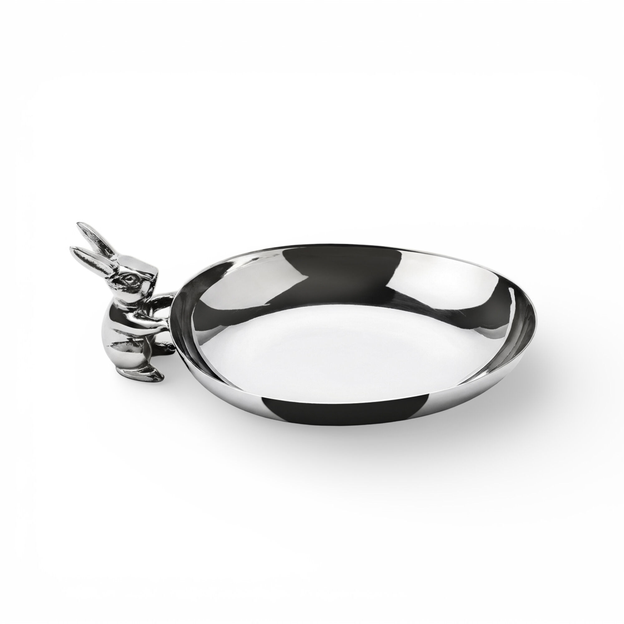 Rabbit bowl (⌀ 11 cm, H 6.5 cm), nickel-plated stainless steel