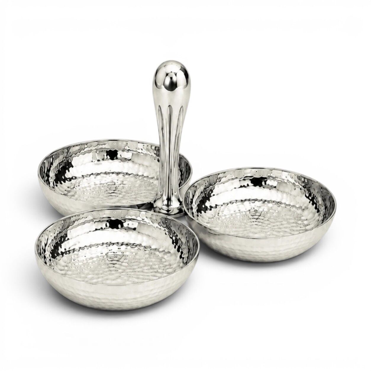 Akron bowl (H 11 cm, ⌀ 9 cm), nickel-plated