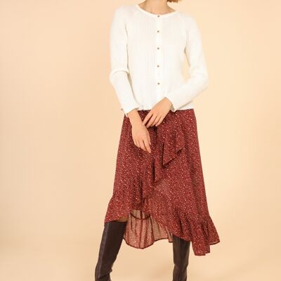 White PERLE cardigan S/M/L