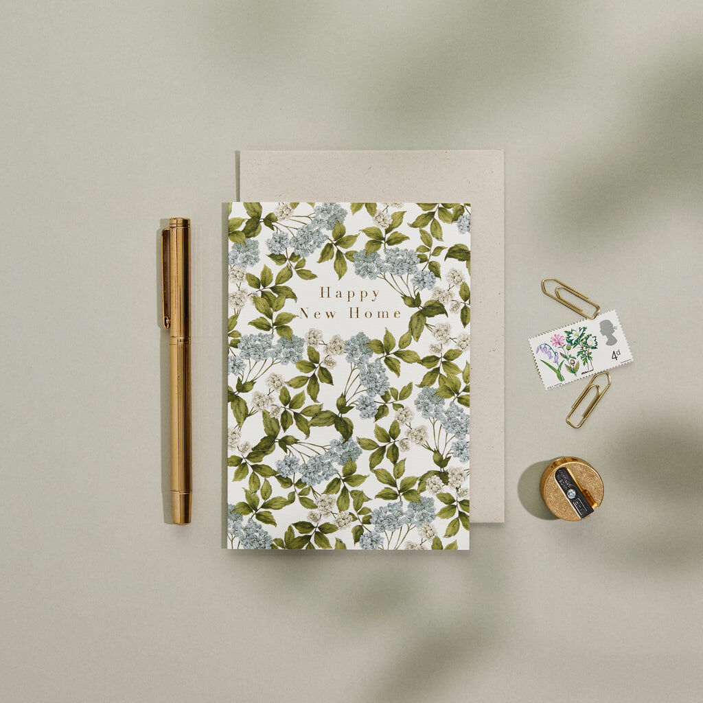 Cottage Garden - Happy New Home - Greeting Card