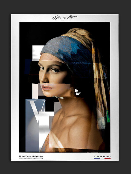 GIRL WITH A PEARL CLOSURE DELUXE EDITION POSTER