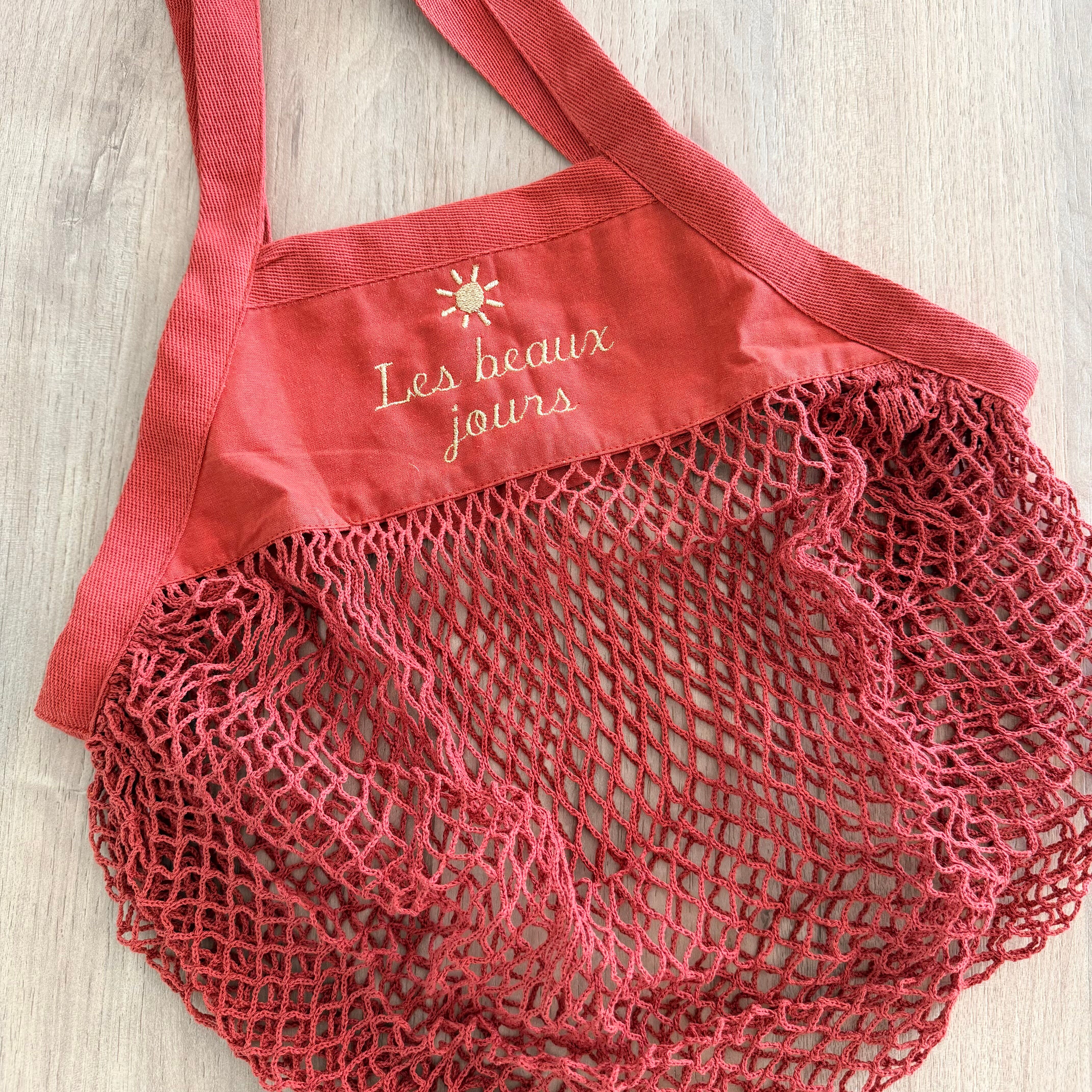 Mesh bag, for sunny days