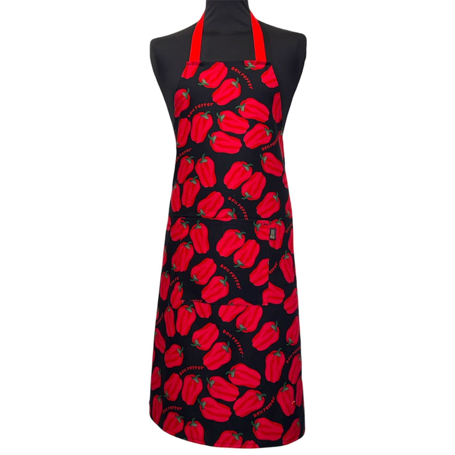 Kitchen apron, black "Pepper"
