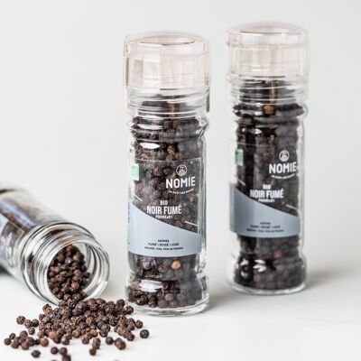 Organic Smoked Black Pepper Mill