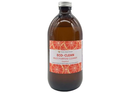 Eco- Clean Liquid Soap with Grapefruit, 1 Glass Bottle of 500ml