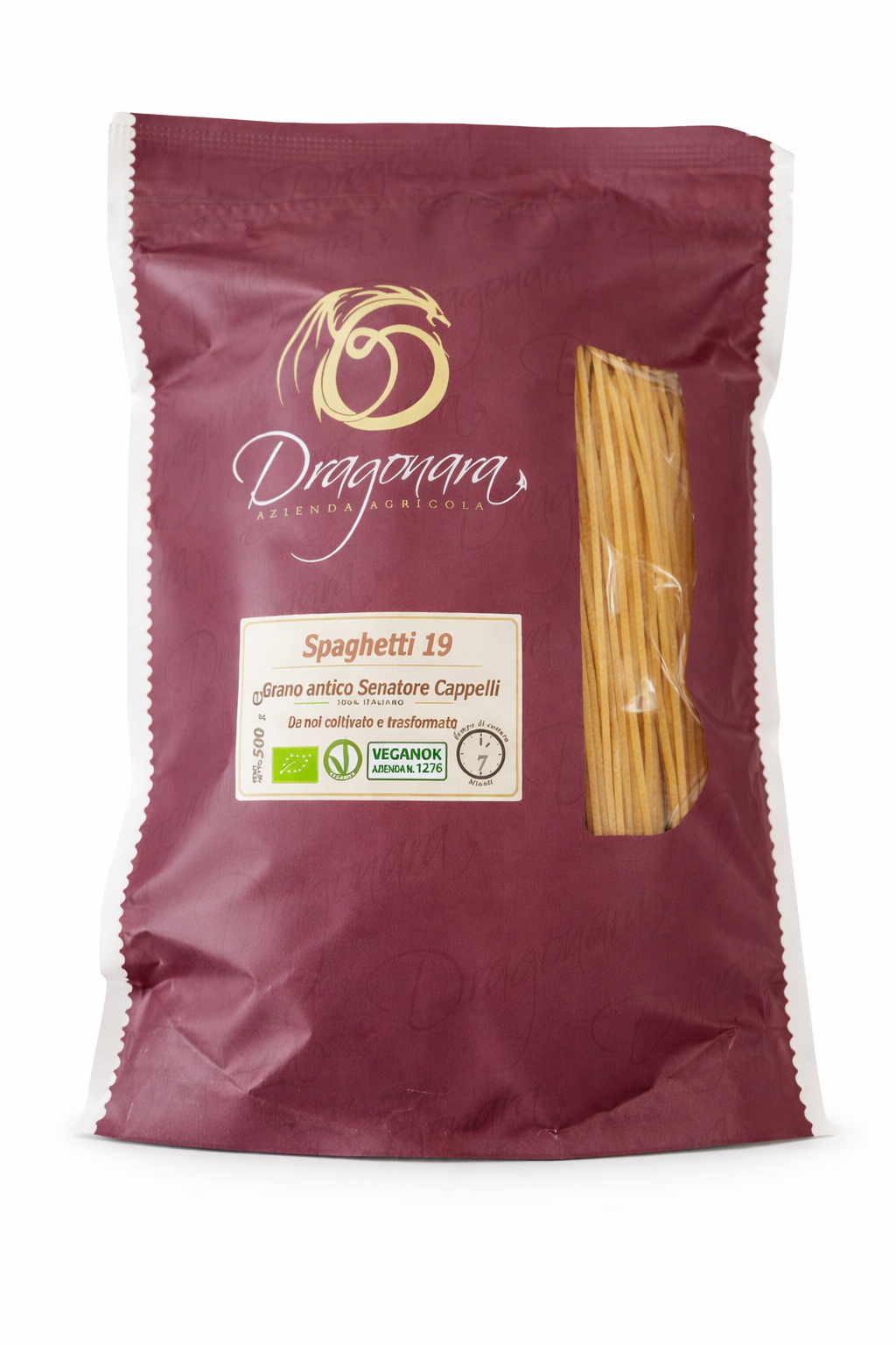 Organic Senatore Cappelli Artisan Spaghetti – 500g – Ancient Italian Wheat Pasta