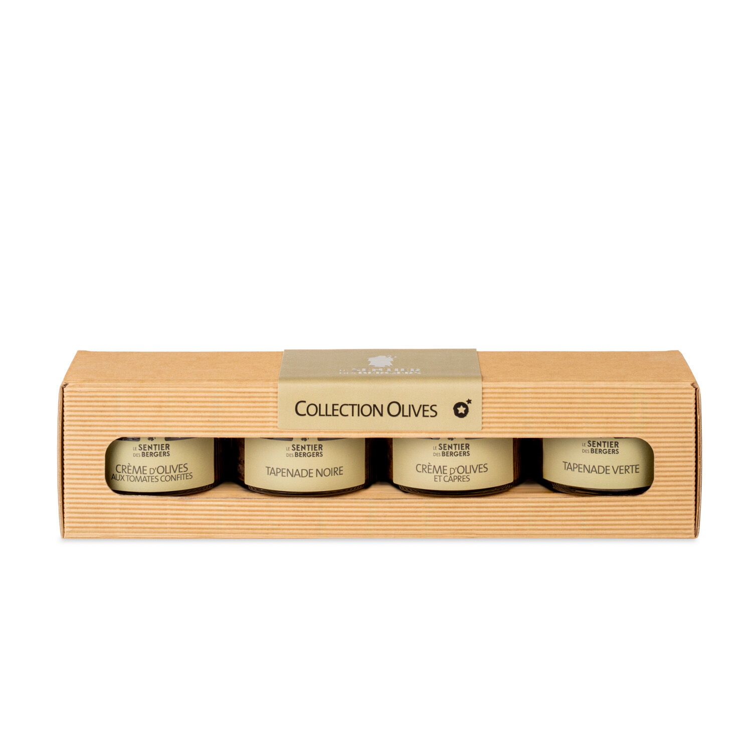 Colección de aceitunas - Set de regalo de 4 tarros de 90 g