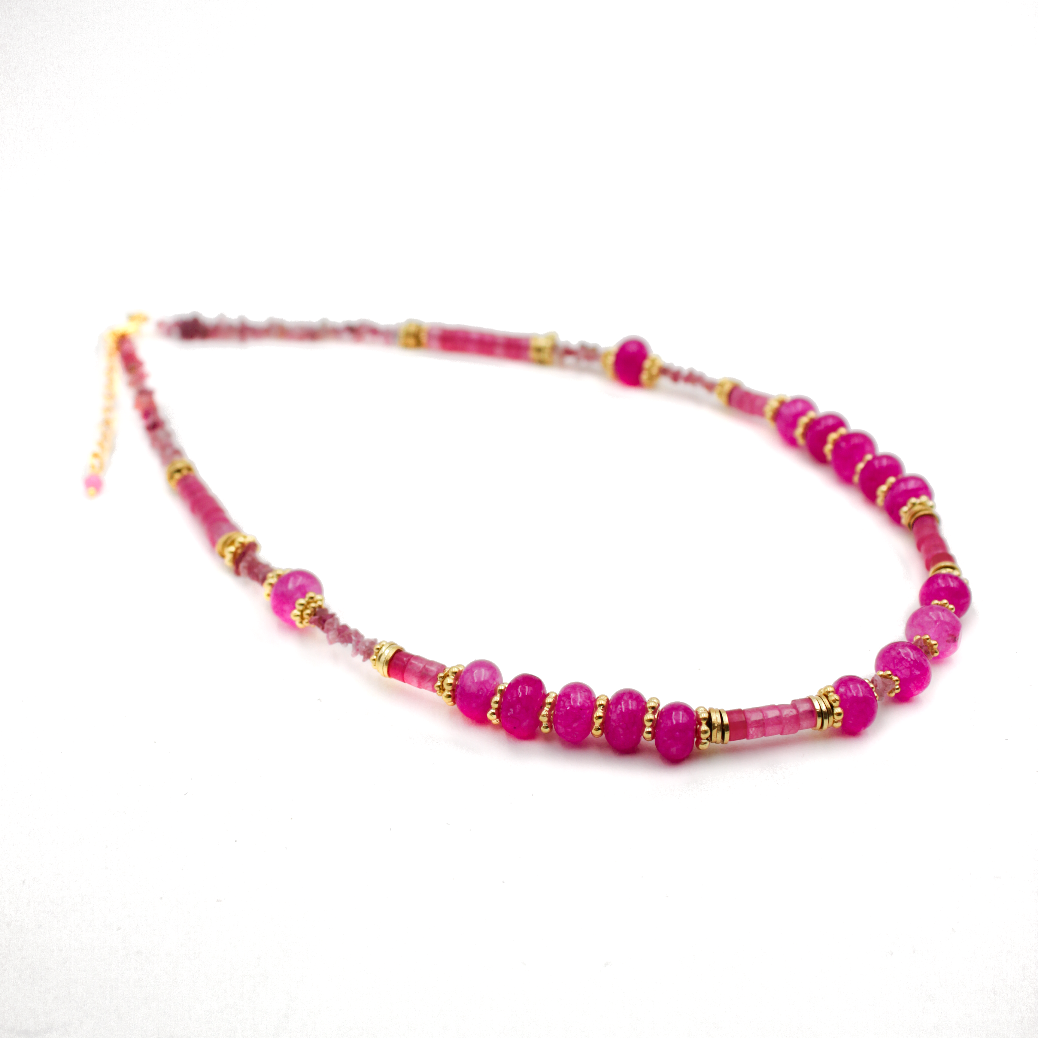 Heishi and beads necklace - FRIDA