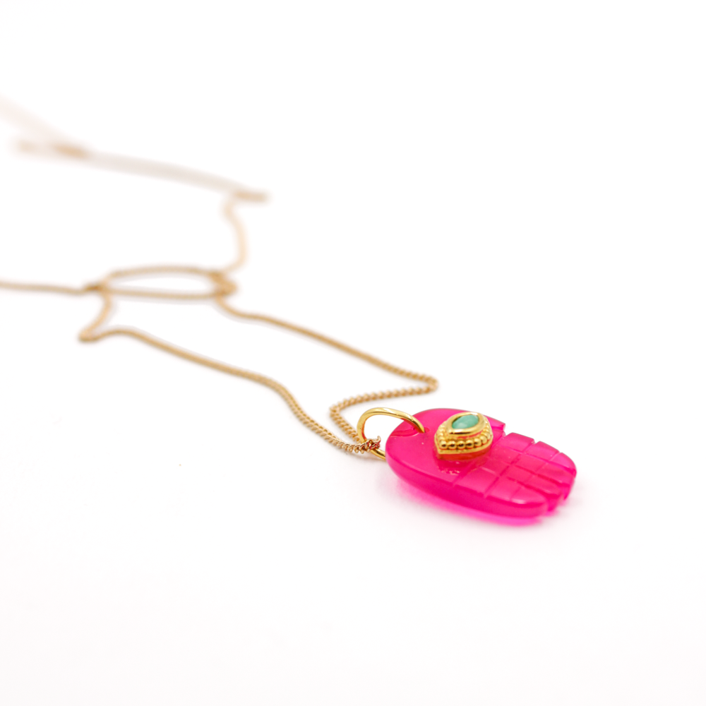 Long hand necklace - FRIDA