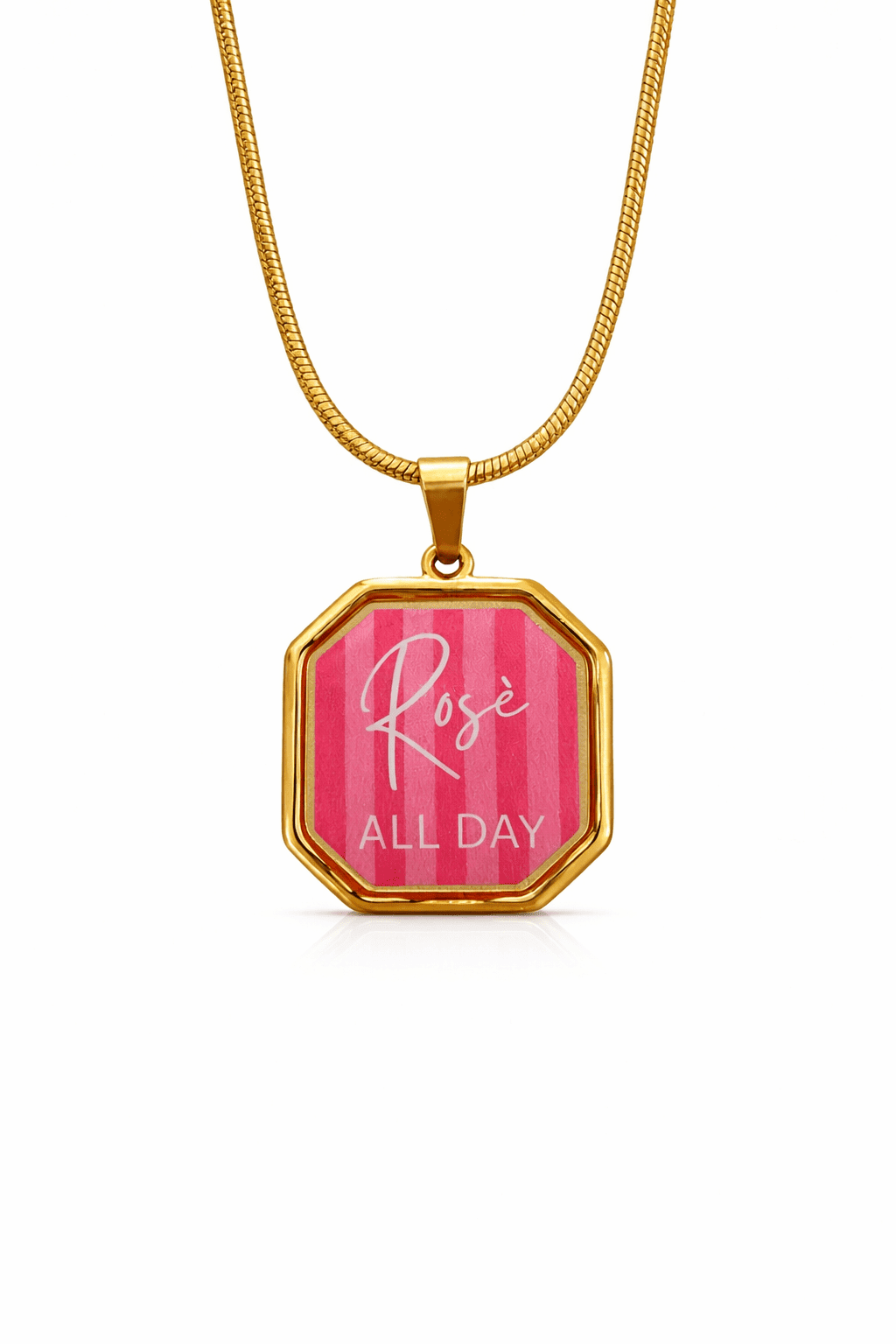 Rosè All Day – Collana con Ciondolo oro