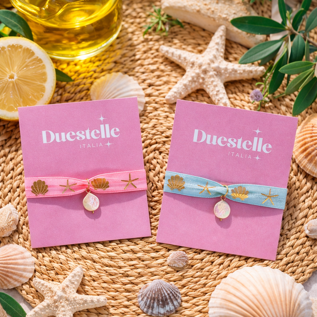 Capri Summer – Bracciale con Perla Keshi e Dettagli Oro
