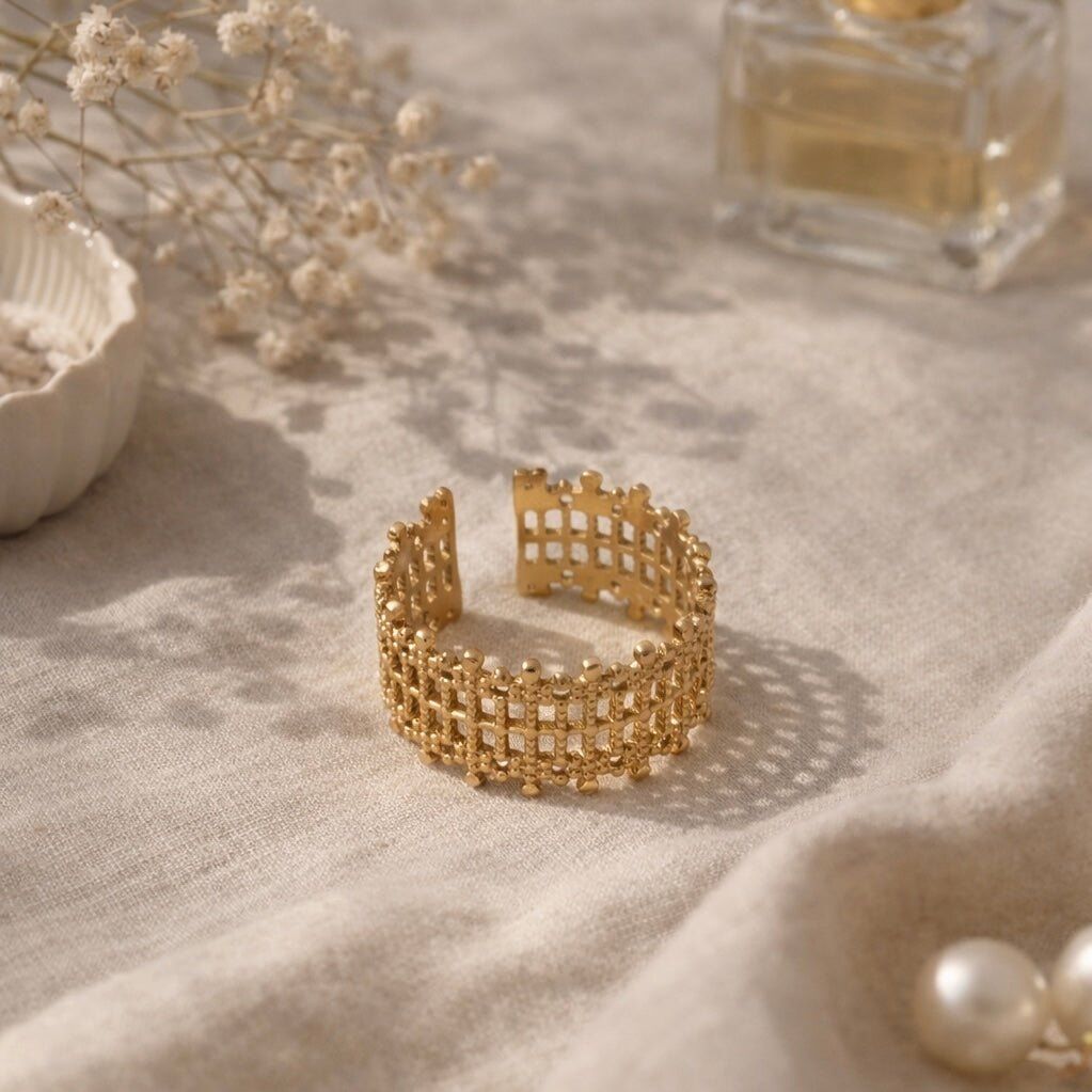 Anello Golden Crown - Anello regolabile