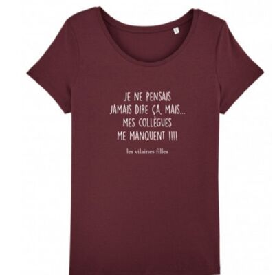 T-shirt girocollo a cui non avevo mai pensato - Bordeaux