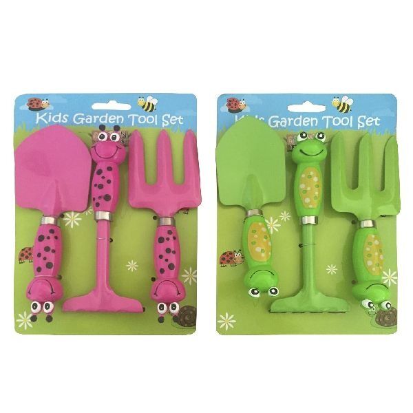 Garden Set Frog OR Bee 3-piece