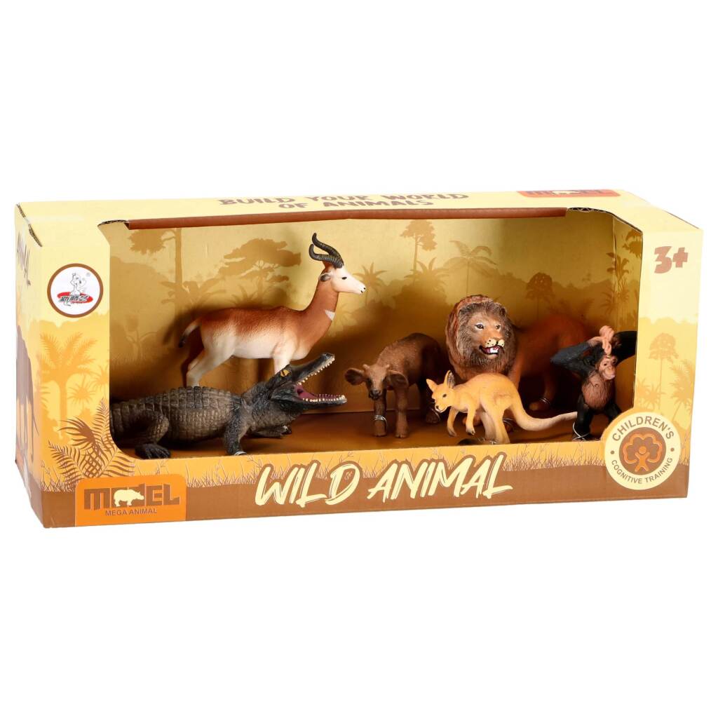 Ensemble de jeu de 6 pièces Animaux sauvages