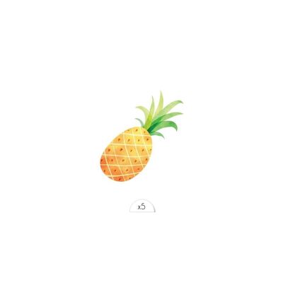 Tatuaje temporal: Piña