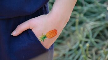 Tatouage éphémère : Ananas 2