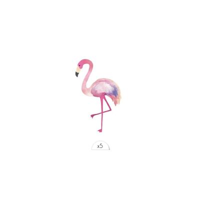 Temporary tattoo: Flamingo x5
