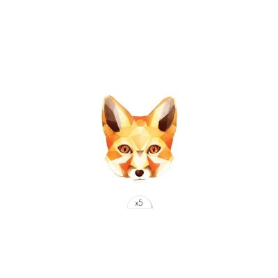 Temporary tattoo: Fox head