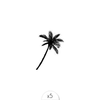 Temporary tattoo: palm tree