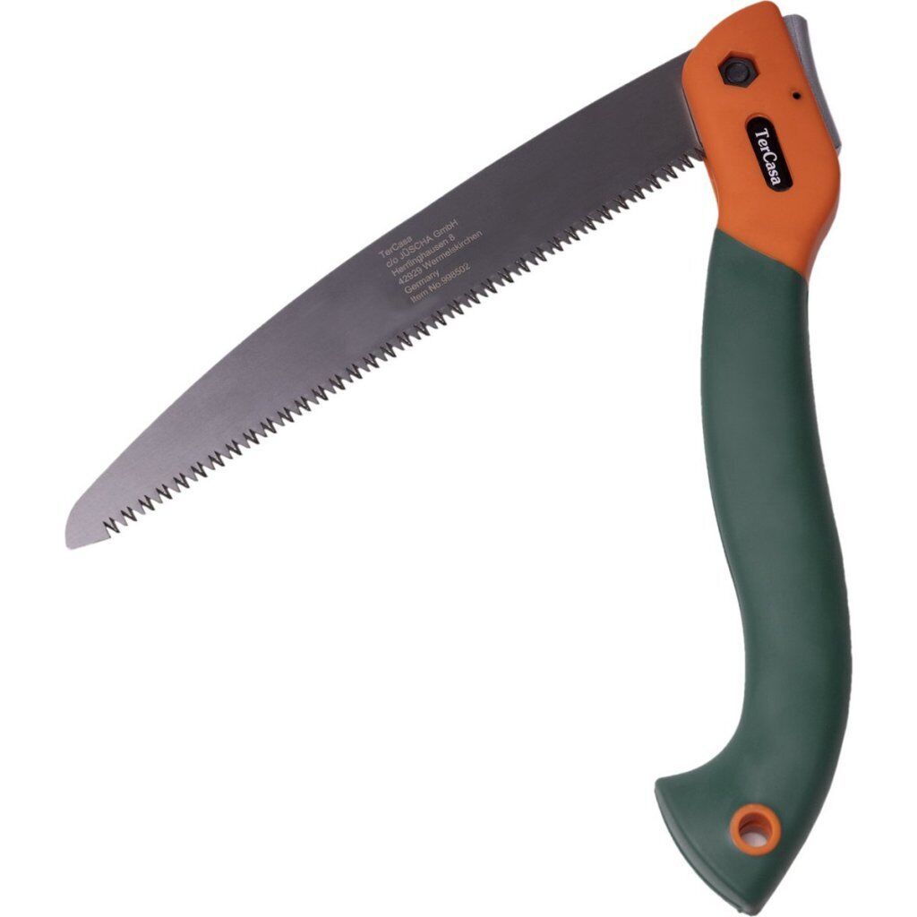 TerCasa JU-998502 Garden Saw with Folding Blade 23 cm Orange/Green