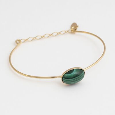 Carmen bangle malachite