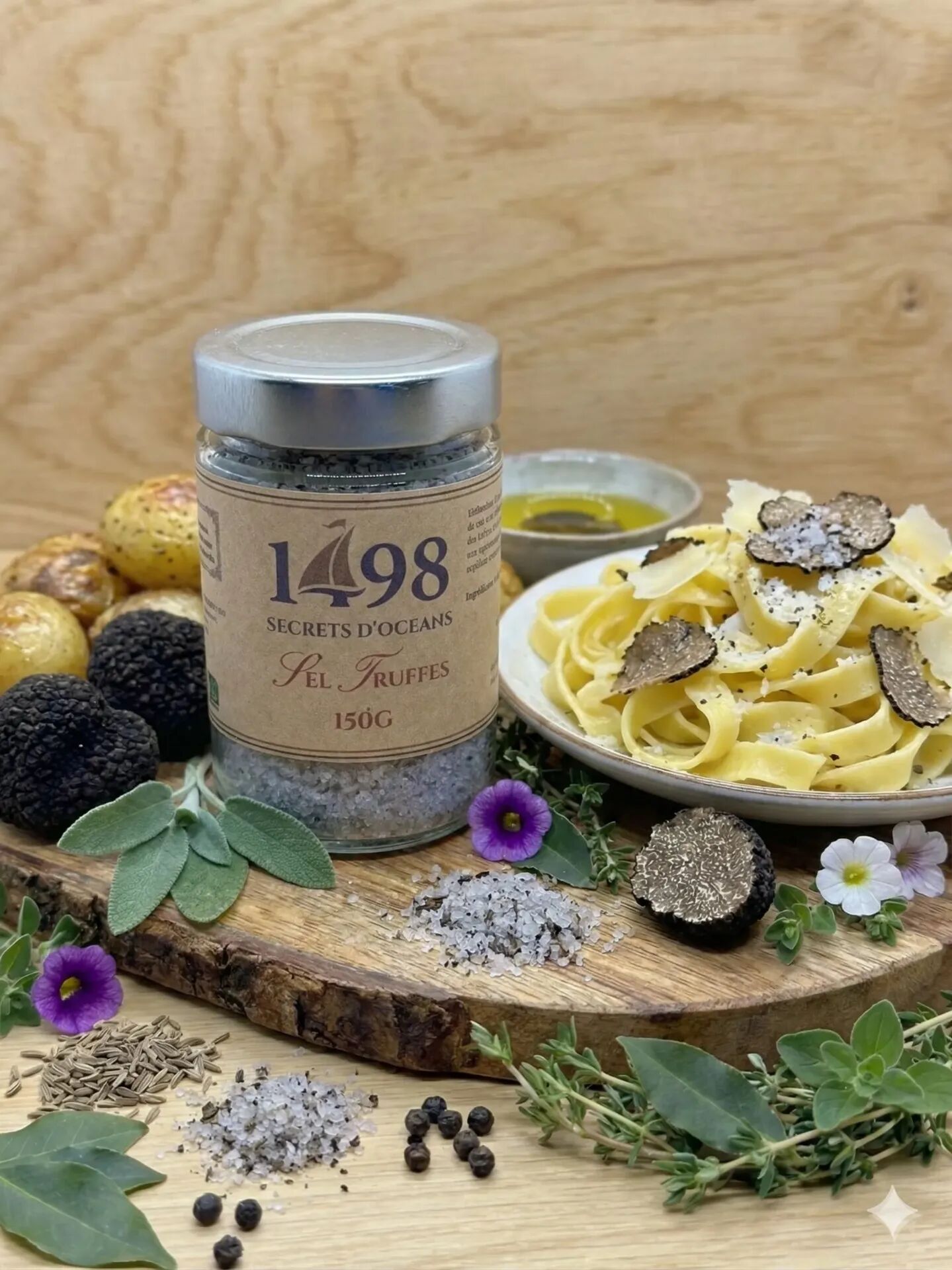 Salt — Canary Islands Black Truffle Salt 1498 Delicatessen