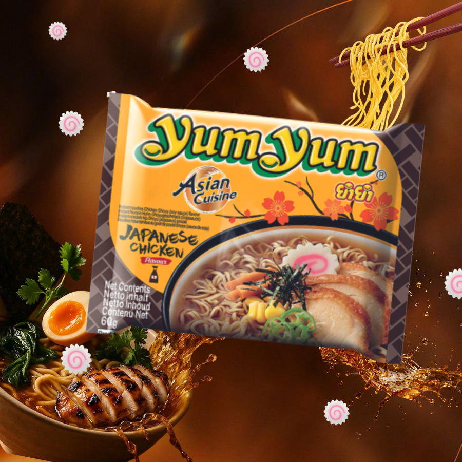 Buy wholesale YumYum – Instant Noodles with Shoyu Chicken – 60g (x30)