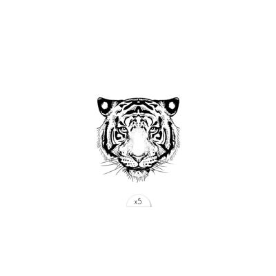 Tatuaje temporal: Tigre