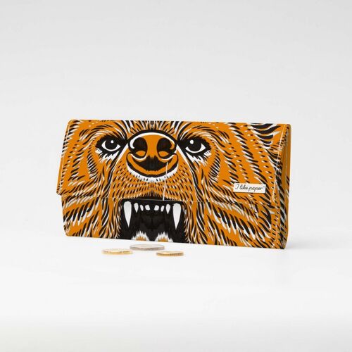 ANGRY BEAR Tyvek® Pappwallet XL / Clutch Wallet