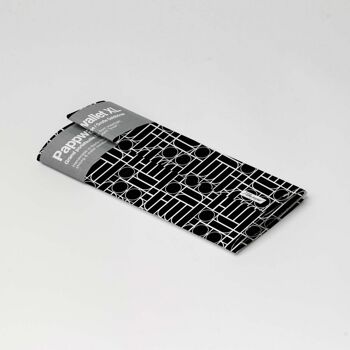 BAUHAUS BLACK Tyvek® Carton Wallet XL / Pochette Portefeuille 5