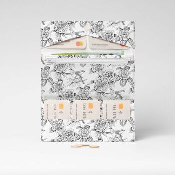 BIRDS LIKE FLOWERS Tyvek® Cardboard Wallet XL / Clutch Wallet 3