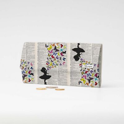 BUTTERFLIES FLY Tyvek® Cardboard Wallet XL / Clutch Wallet