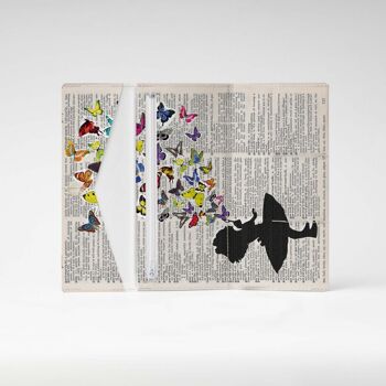 BUTTERFLIES FLY Tyvek® Cardboard Wallet XL / Clutch Wallet 4