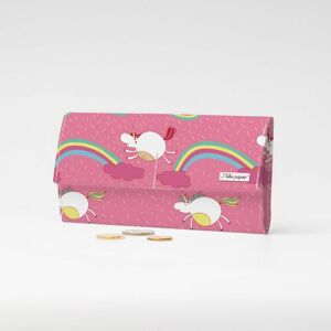 UNICORN ON CLOUDS Tyvek® Cardboard Wallet XL / Clutch Wallet