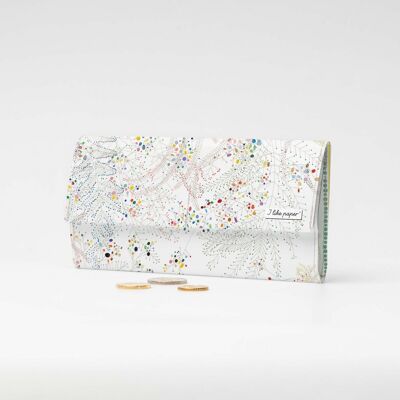 HAPPY FERN Tyvek® Pappwallet XL / Clutch Wallet