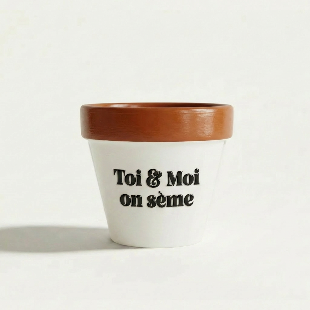 "You & Me We Sow" Flower Pot by Muisti X Joli Pot