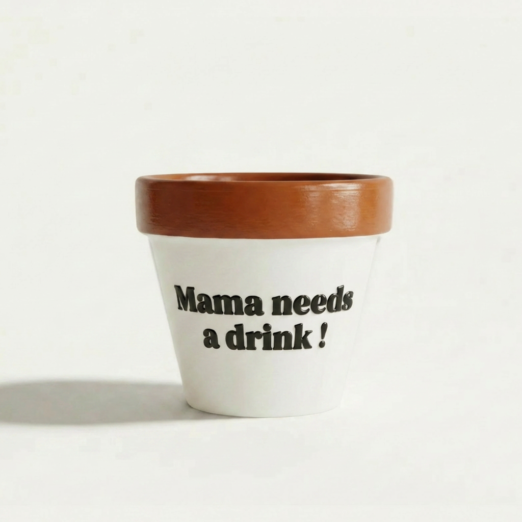 “¡Mamá necesita beber!” maceta» Muisti X Joli Pot