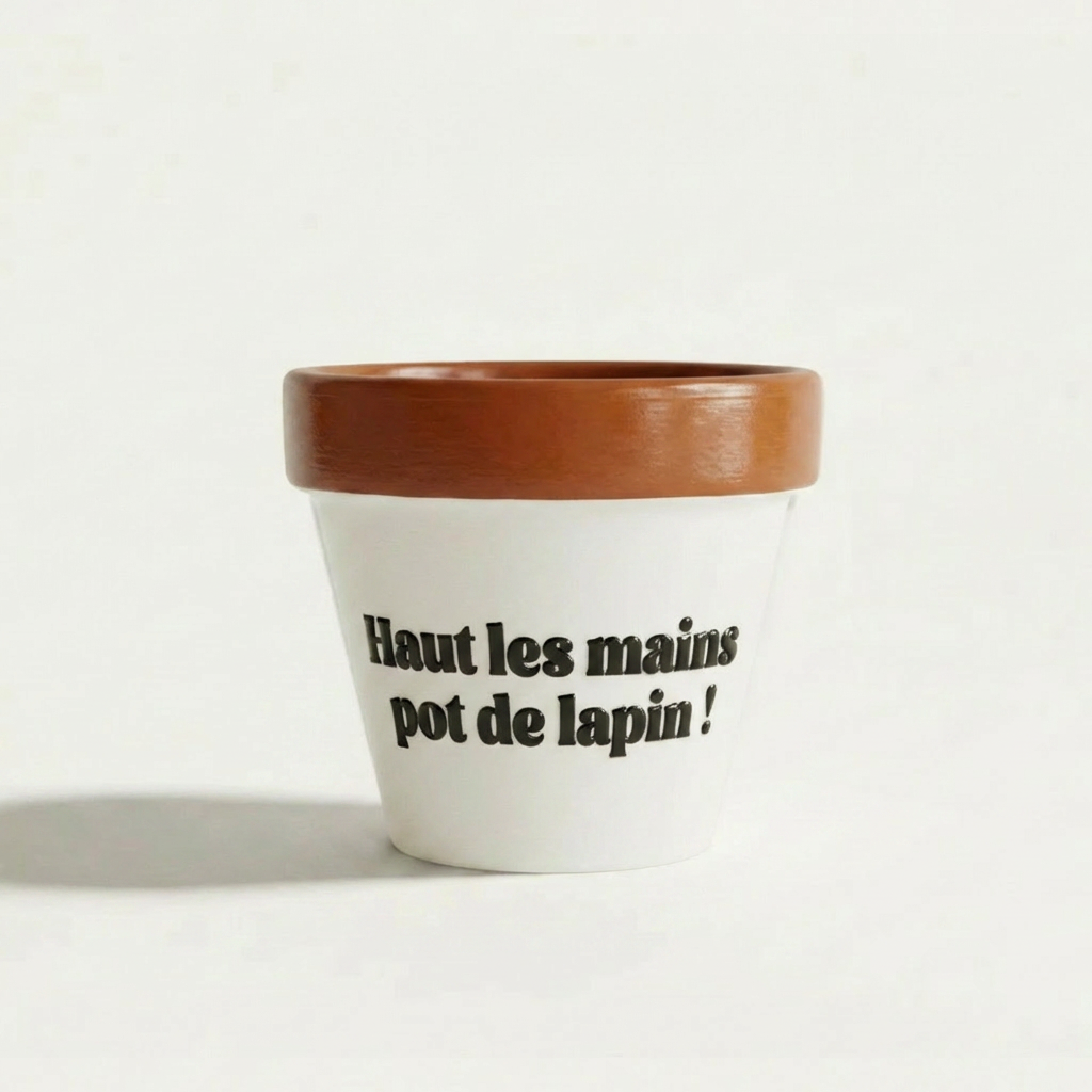 Maceta "¡Manos arriba, maceta de conejo!"» Muisti X Joli Pot