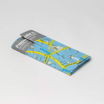 LOST IN BERLIN - FRESH BLUE Tyvek® Cardboard Wallet XL / Clutch Wallet 5