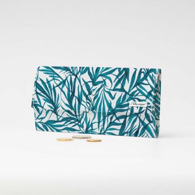 PALM LEAFS Tyvek® Cardboard Wallet XL / Cartera de mano