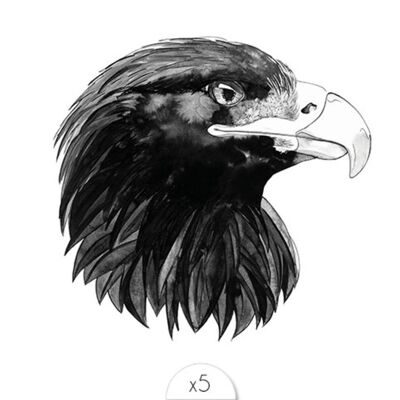 Tatouage éphémère : Aigle