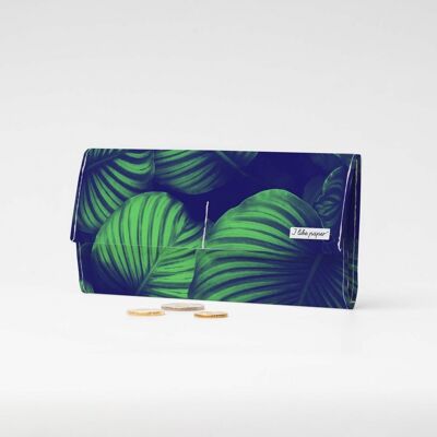 PALMS GREEN Tyvek® Cardboard Wallet XL / Cartera de mano