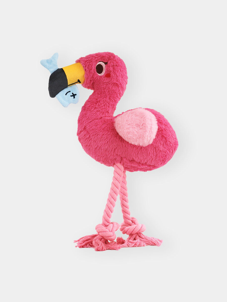 Dog toy - Beach Daze - Flamingo - HugSmart